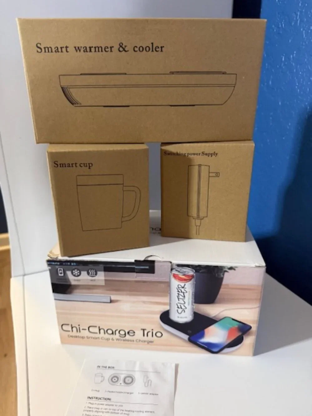 Chi-Charger Trio - Phone Charge + Beverage Center NEW